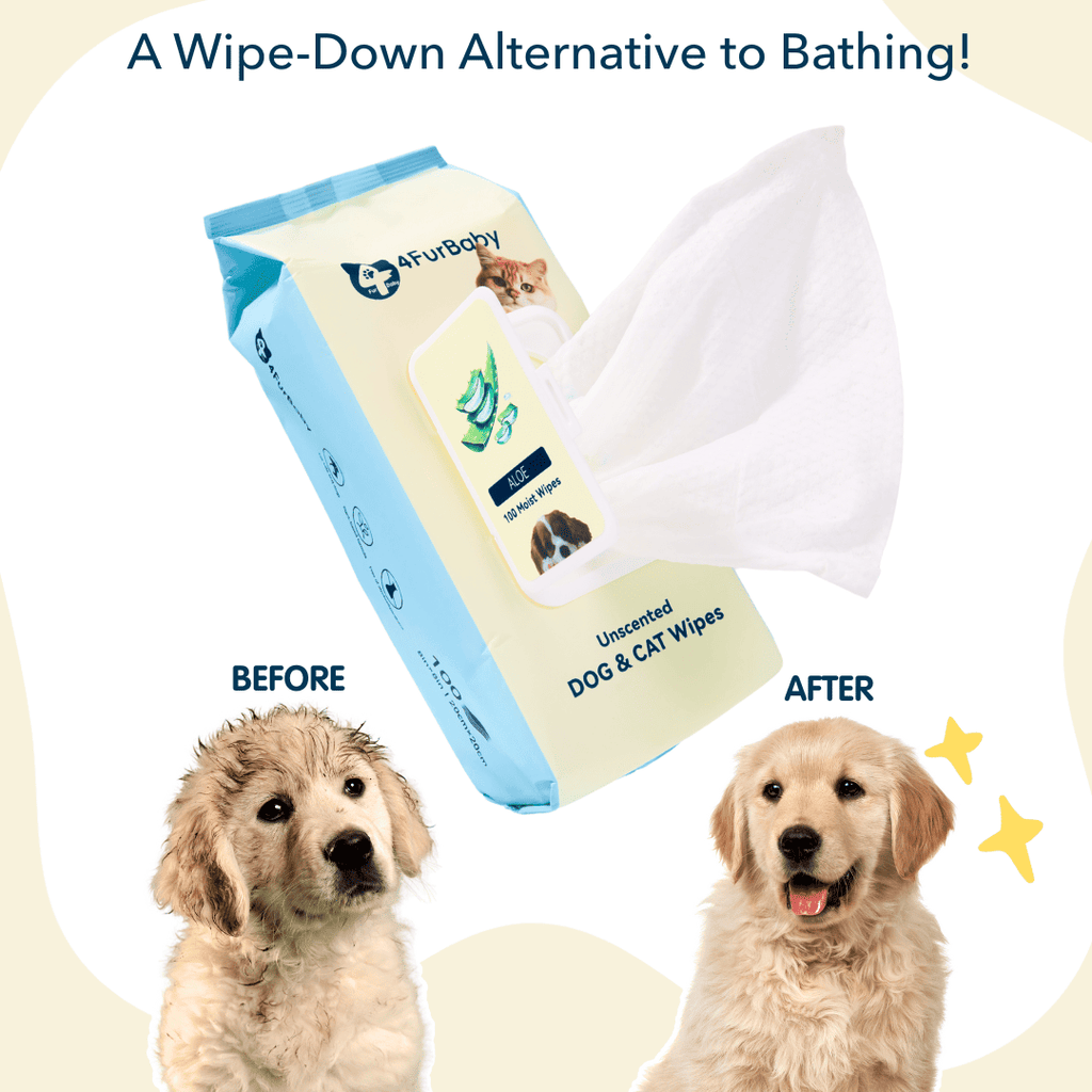 Hypoallergenic Plant-Based Pet Wipes