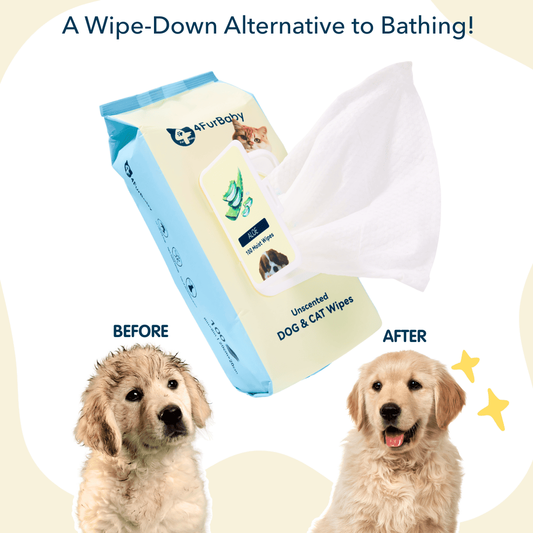 Hypoallergenic Plant-Based Pet Wipes
