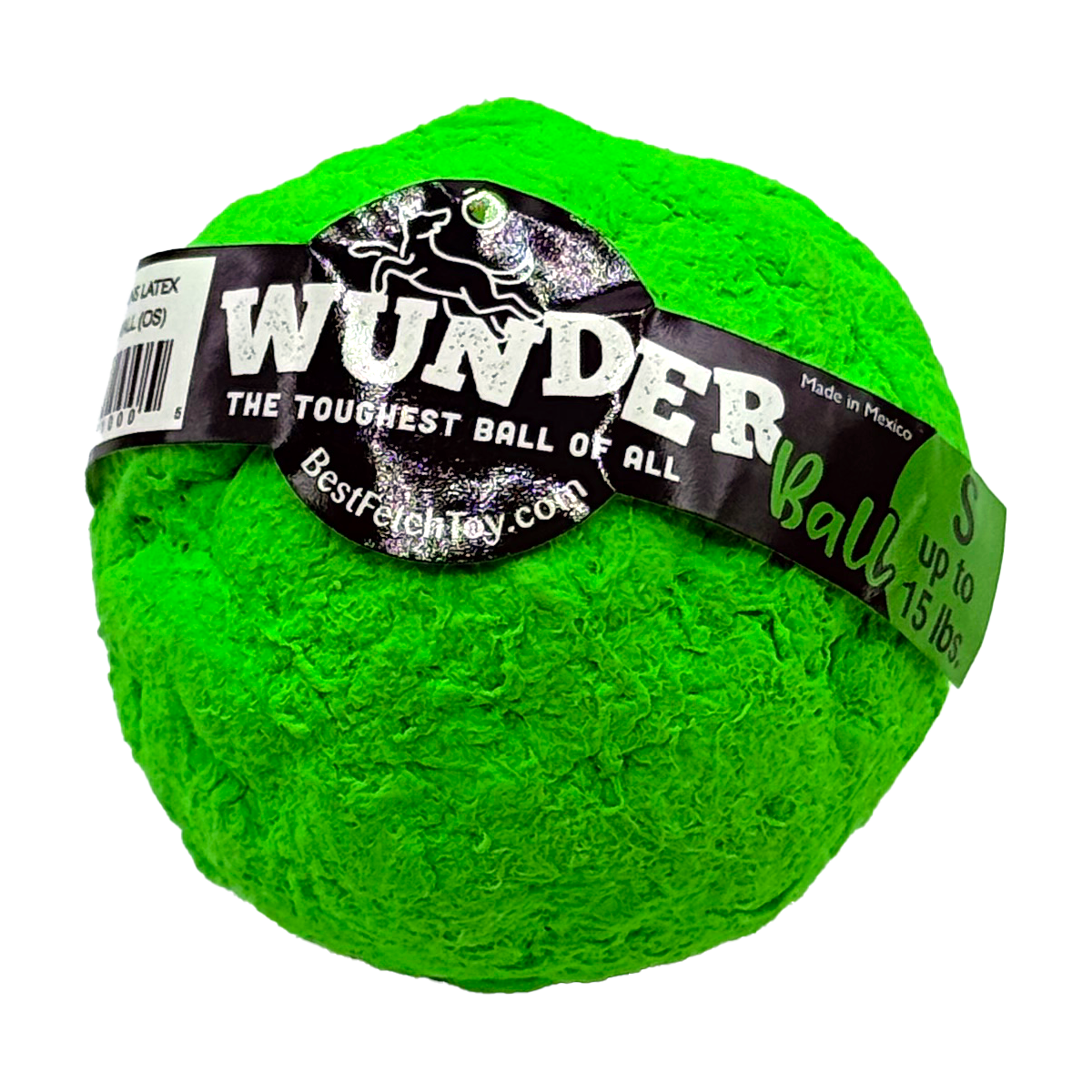 The WUNDERball Fetch Toy (SMALL) up to 15 lbs. Green