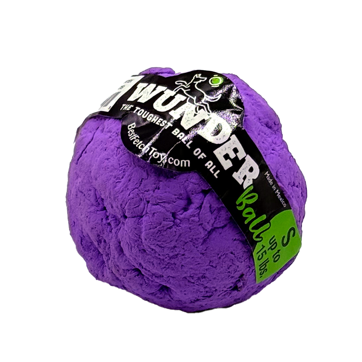 The WUNDERball Fetch Toy (SMALL) up to 15 lbs. Purple