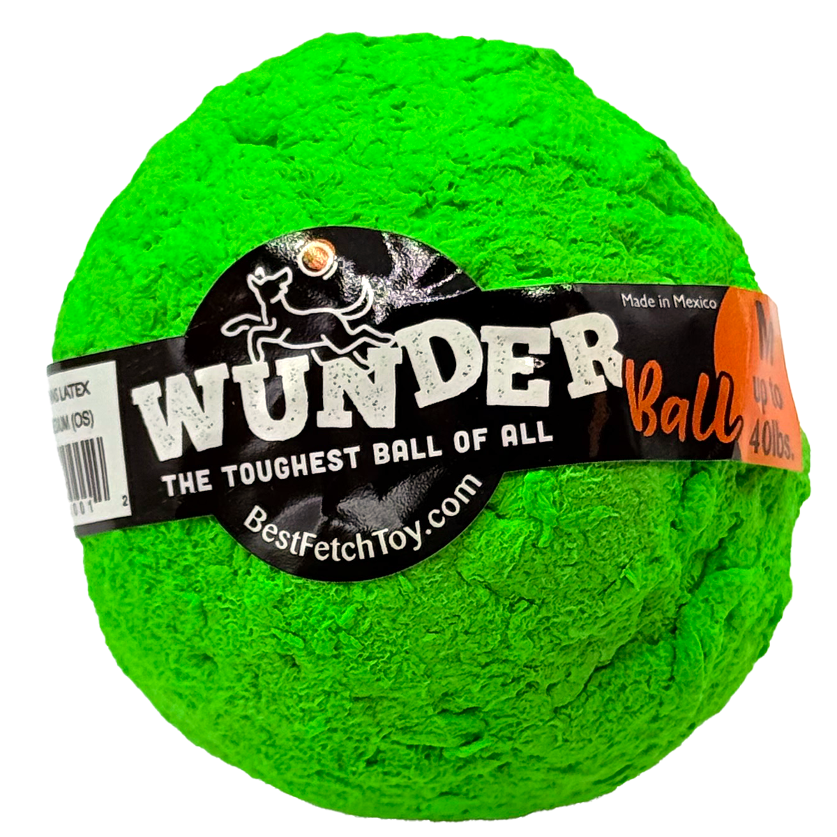 The WUNDERball Fetch Toy (MEDIUM) up to 40 lbs. Green