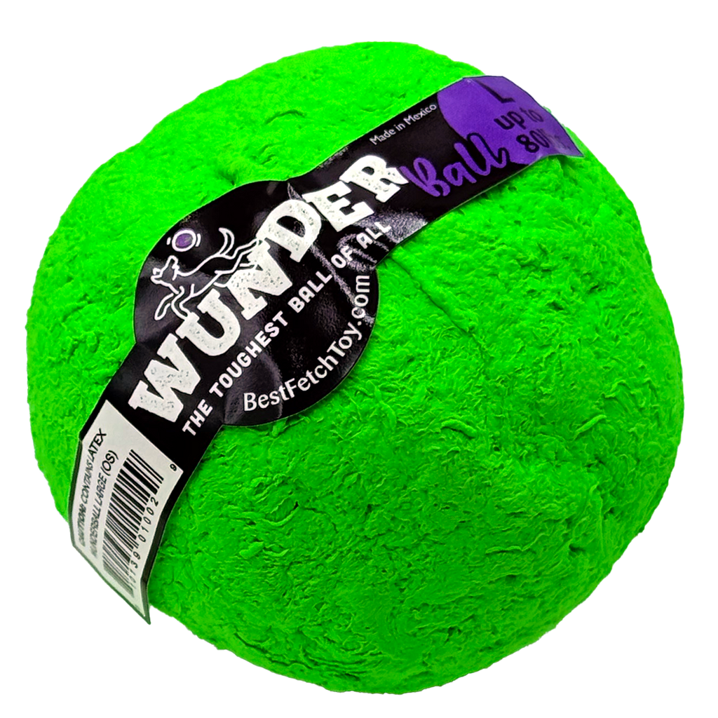 The WUNDERball Fetch Toy (LARGE) up to 80 lbs. Green