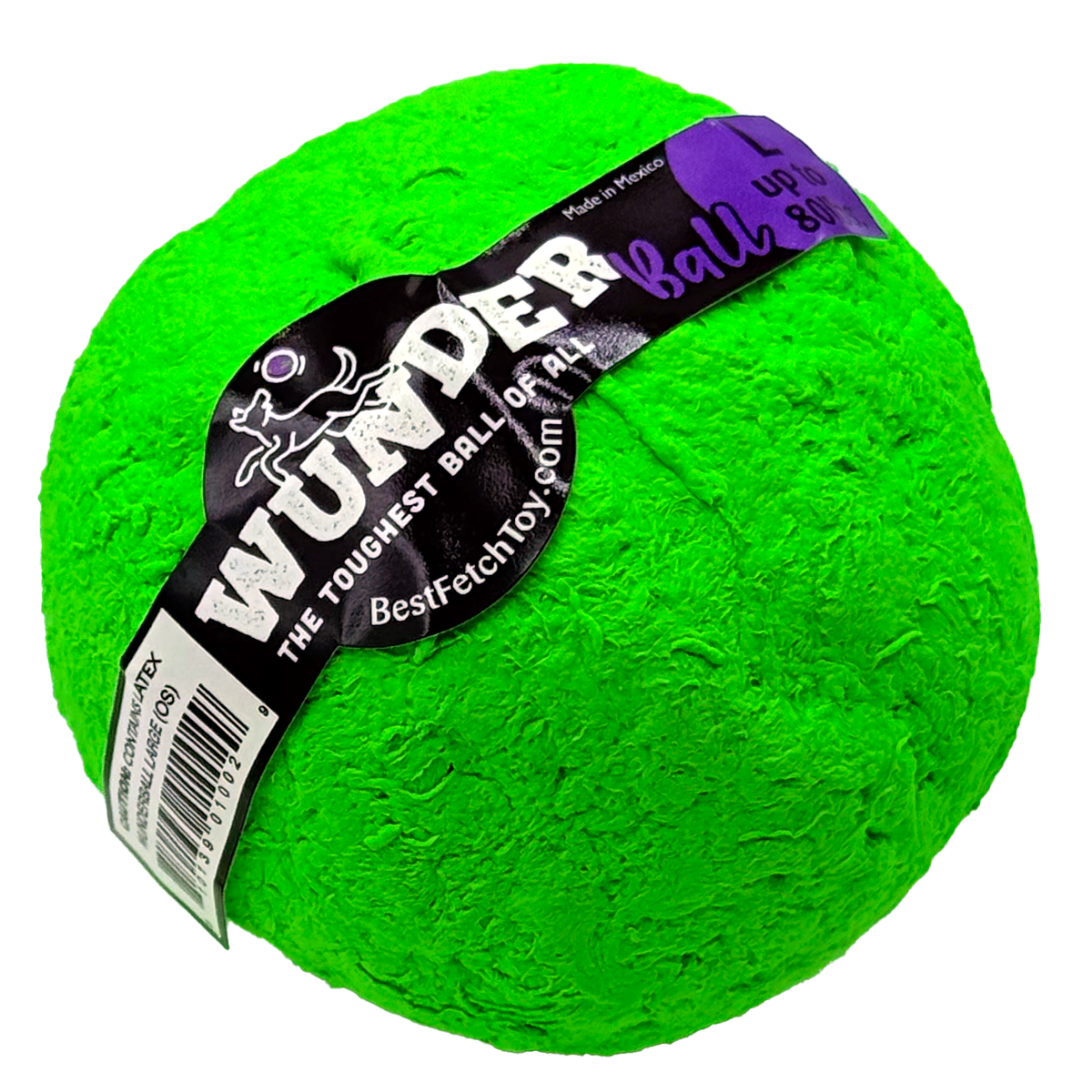 The WUNDERball Fetch Toy (LARGE) up to 80 lbs. Green