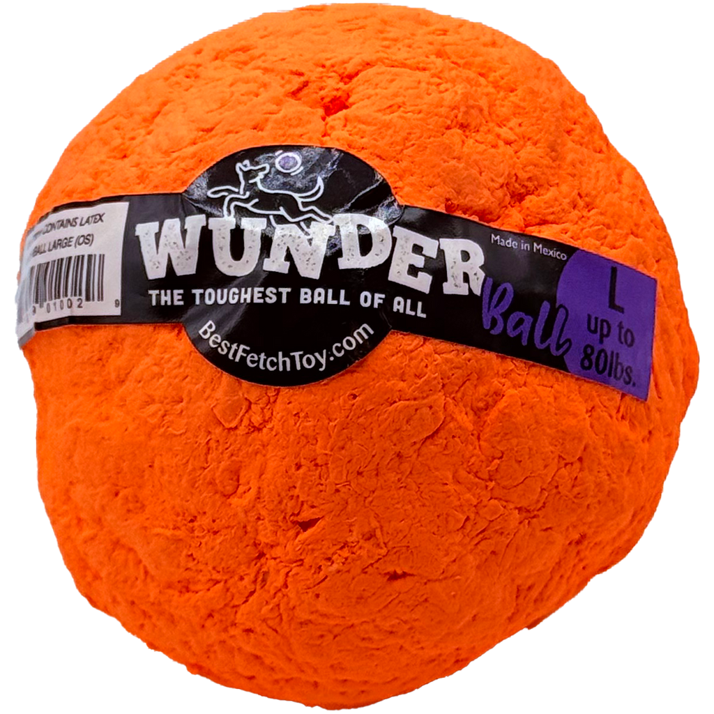 The WUNDERball Fetch Toy (LARGE) up to 80 lbs. Orange