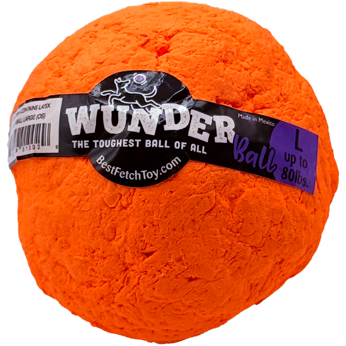 The WUNDERball Fetch Toy (LARGE) up to 80 lbs. Orange