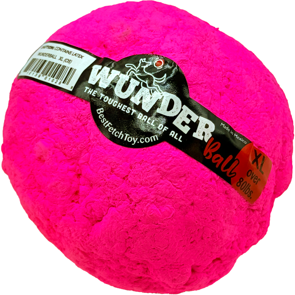 The WUNDERball Fetch Toy (XL) Over 80 lbs. Pink