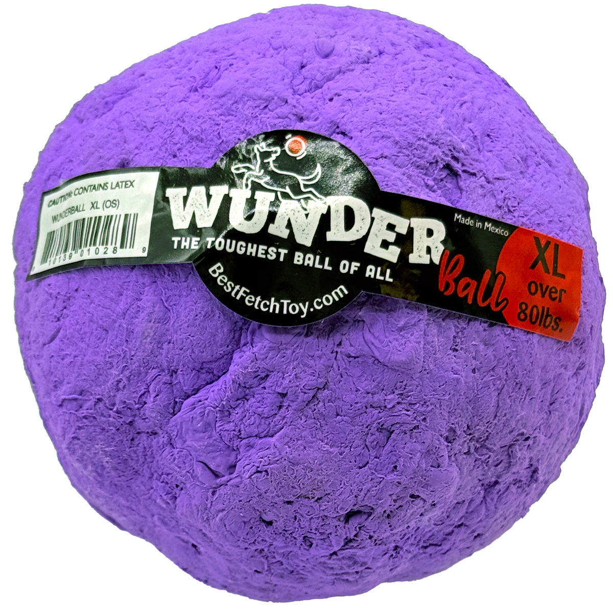 The WUNDERball Fetch Toy (XL) Over 80 lbs. Purple