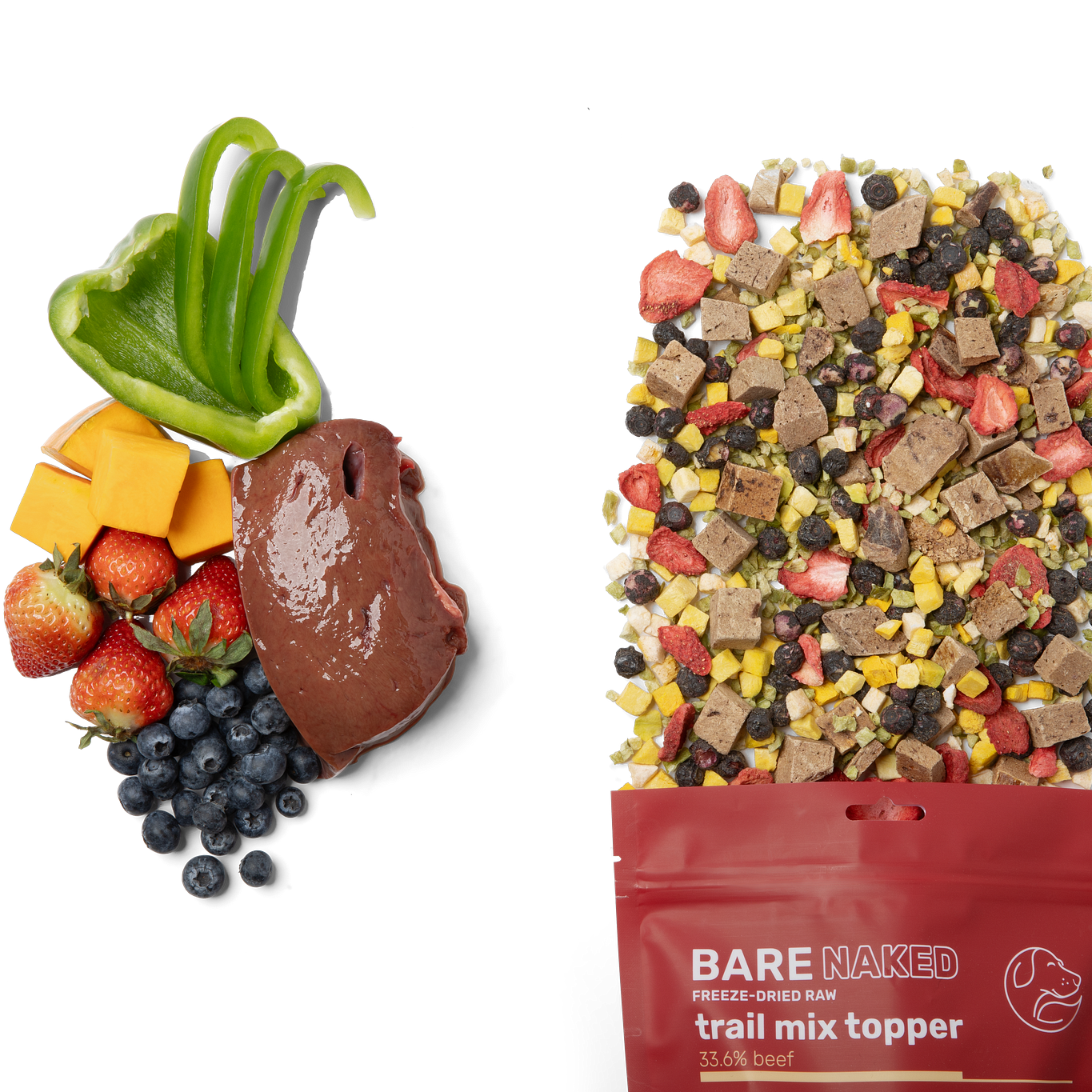 BareNaked Dog Trail Mix: Beef