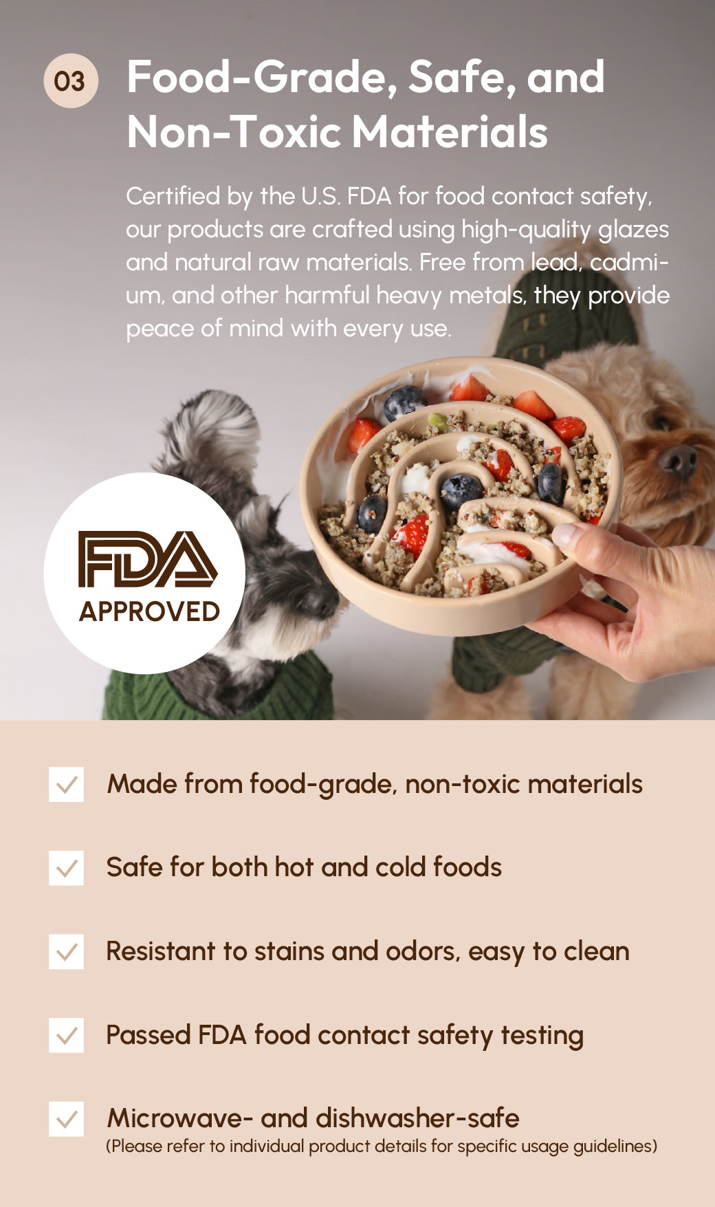 The Wave - Slow Feeder Dog Bowl