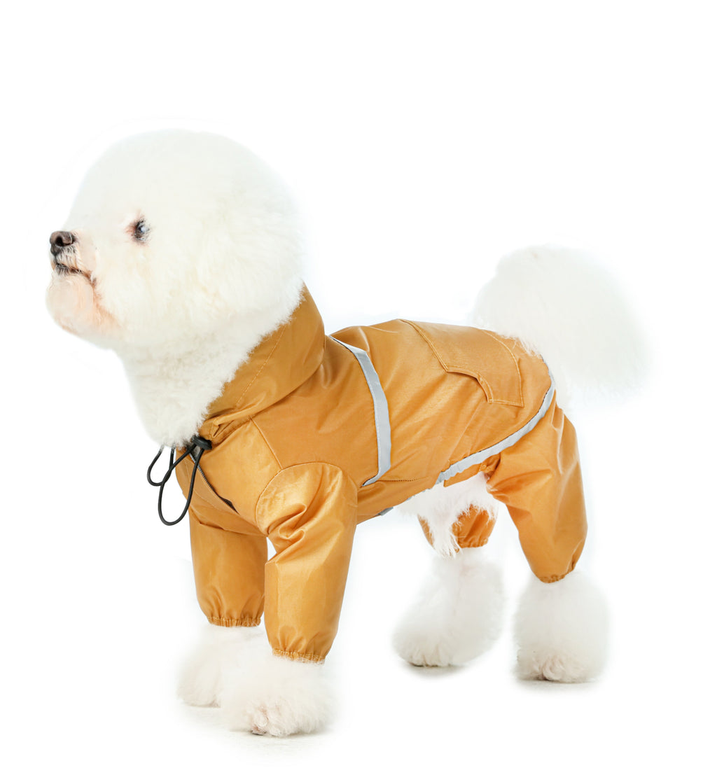 Urban Shell Dog Raincoat - Yellow
