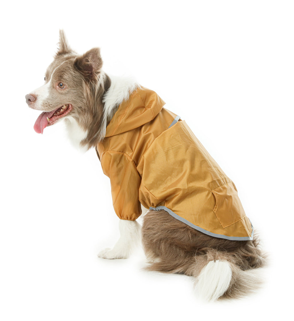 Urban Shell Dog Raincoat - Yellow