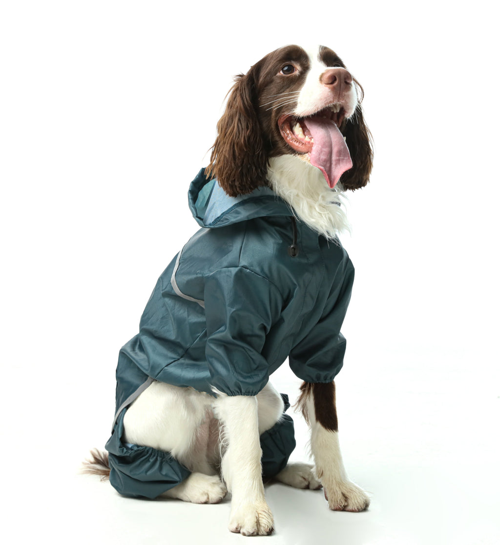 Urban Shell Dog Raincoat - Blue