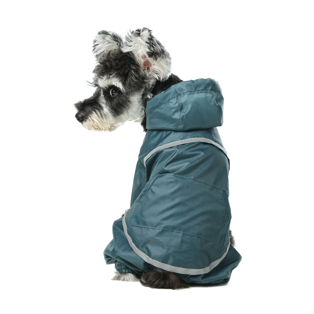 Urban Shell Dog Raincoat - Blue