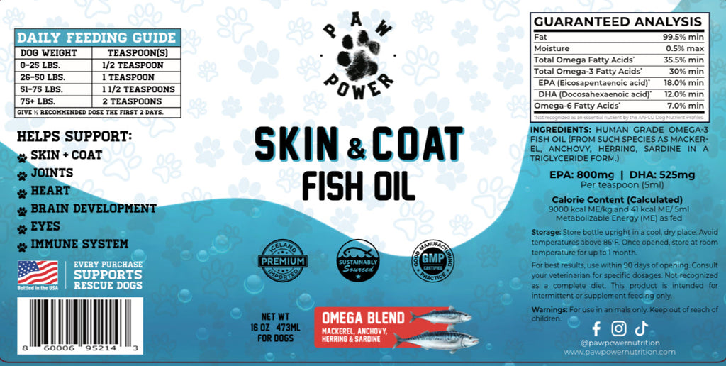 Dawg Health Skin & Coat Fish Oil