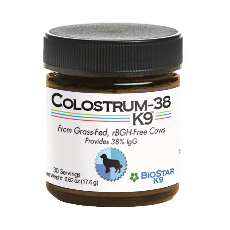 Colostrum-38 K9: Immune Support Meal Supplement for Dogs Small (30 Scoops)