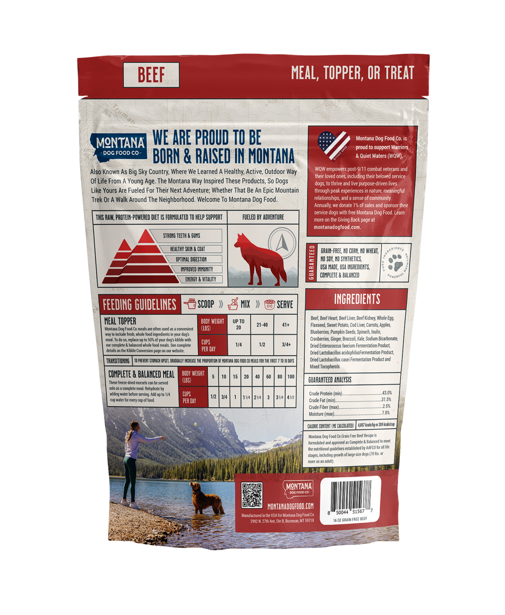 Montana Dog Adventure Fuel: Beef