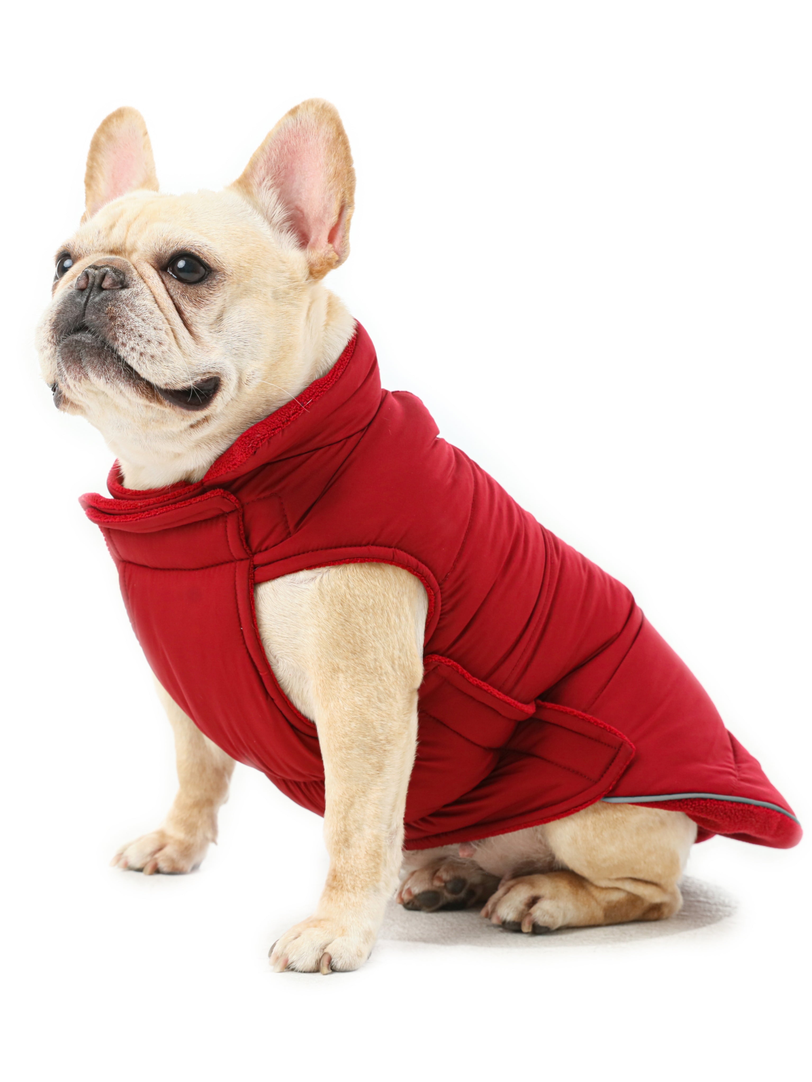 Urban Cloud Reversible Dog Vest - Red