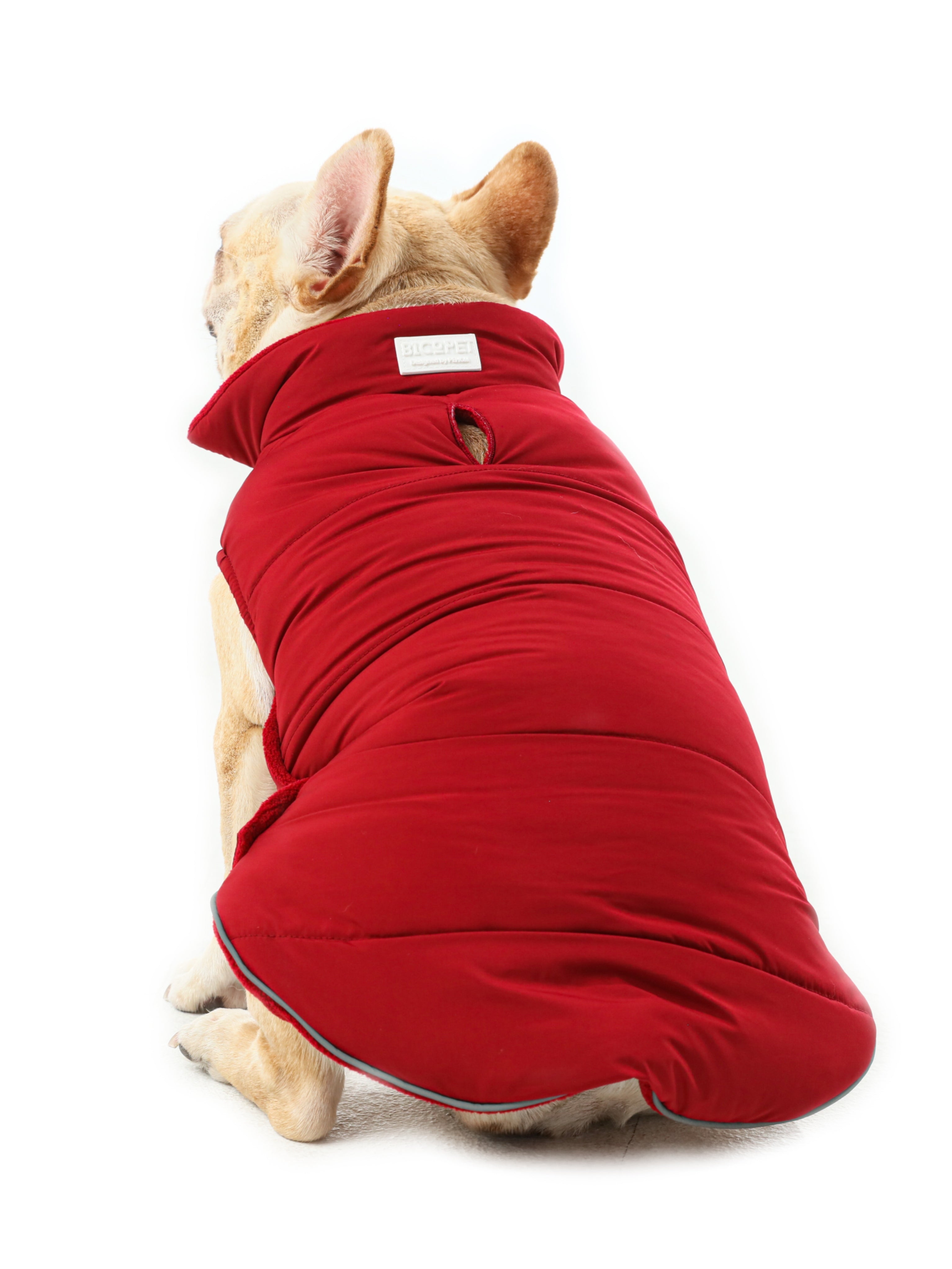 Urban Cloud Reversible Dog Vest - Red