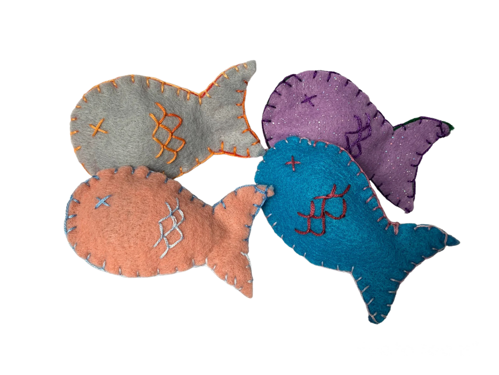 Organic Catnip Fish Toy