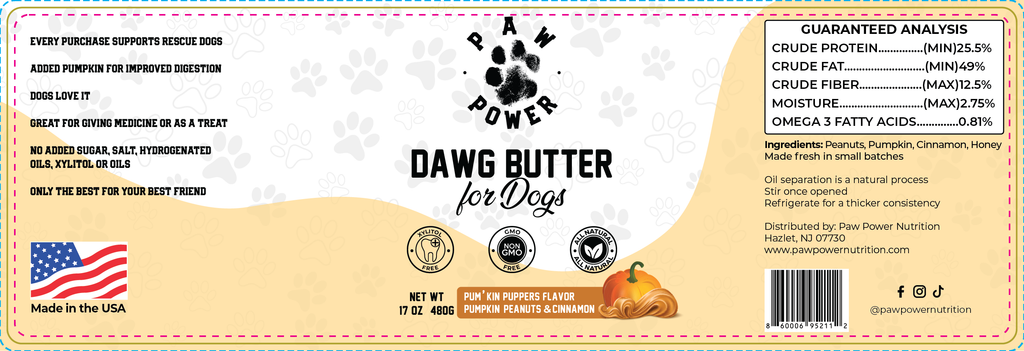 Dawg Butter Pum'kin Puppers