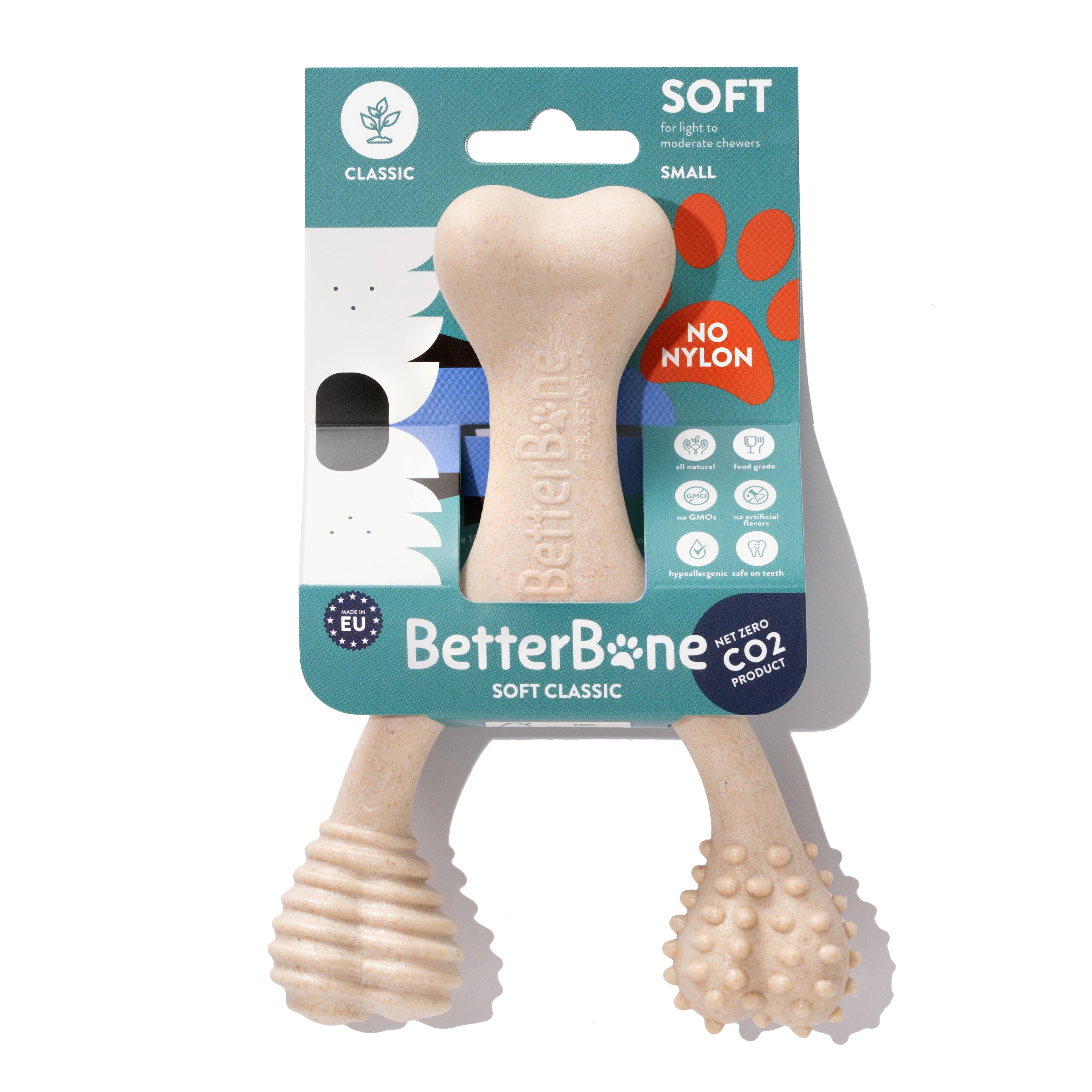 BetterBone Soft Chew Toy SMALL Classic - Hypoallergenic