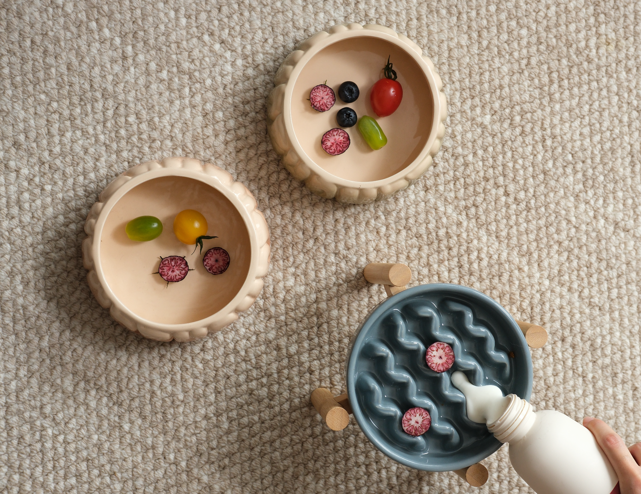 The Macaroni - Slow Feeder Dog Bowl