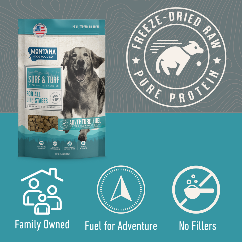 Montana Dog Adventure Fuel: Surf and Turf