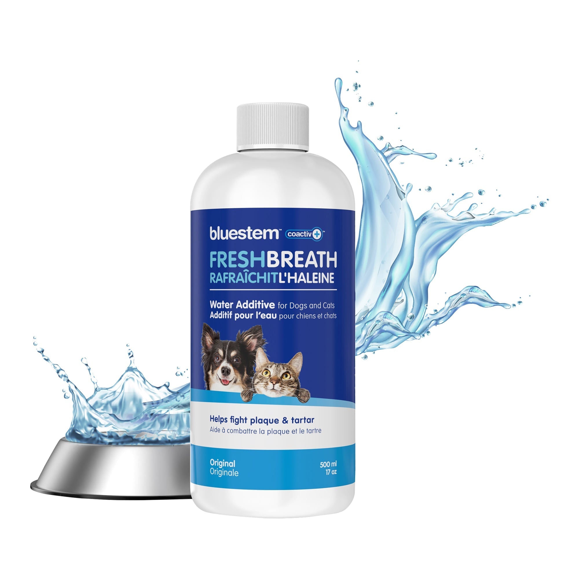 bluestem Fresh Breath Plaque & Tartar Control Water Additive for Dogs & Cats