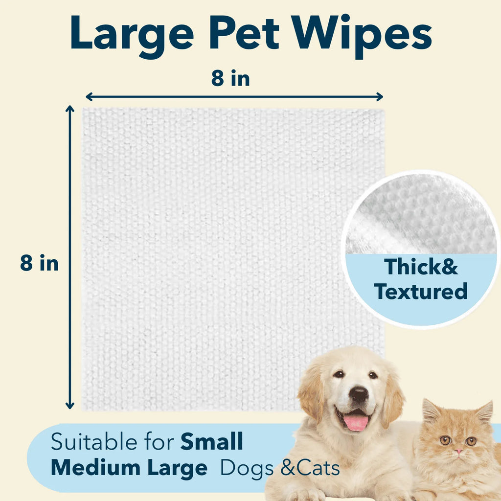 Hypoallergenic Plant-Based Pet Wipes